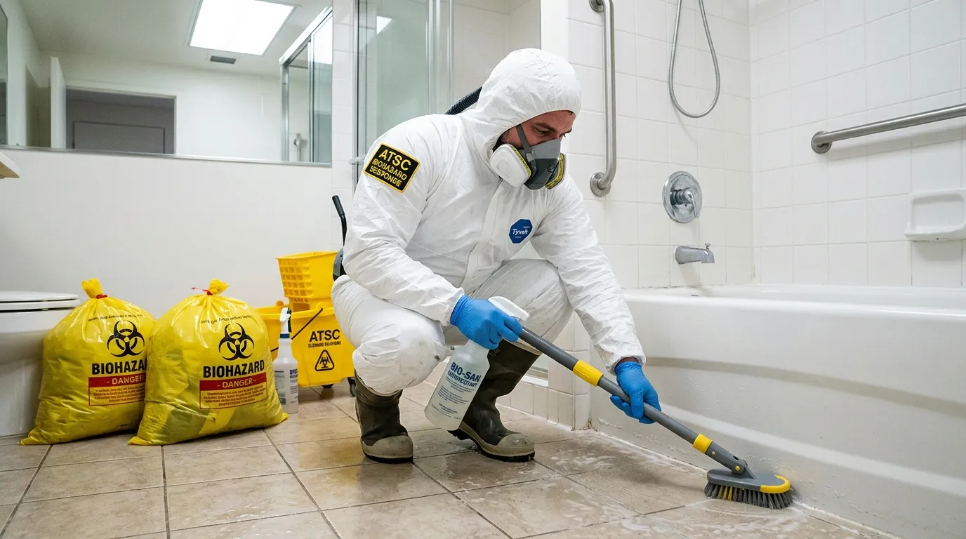 Decontamination equipment deployed for Blood Cleanup in South Saint Paul